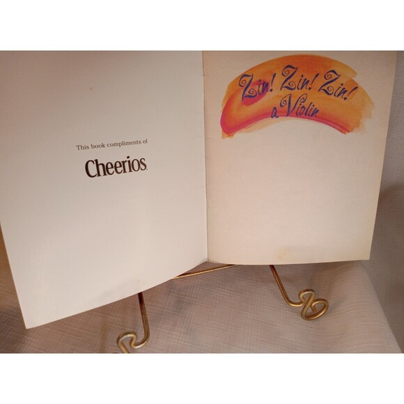 Zin! Zin! Zin! a Violin by Lloyd Moss English Cheerios 1st Edition Aladdin Book - Picture 4 of 8